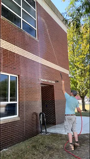 Commercial Building Pressure Washing